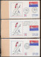 Delcampe - 657 France Bicentenaire Révolution Francaise Lot N° 2560 Folon 111 Fdc Lettre Premier Jour Différentes - Franz. Revolution