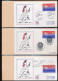 Delcampe - 657 France Bicentenaire Révolution Francaise Lot N° 2560 Folon 111 Fdc Lettre Premier Jour Différentes - French Revolution