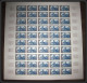 France N°1221/1223 Pyrénées 1959 Non Dentelé ** MNH Feuille Complete (sheet) De 50 Exemplaires (ref GV23) - 1951-1960