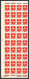 Delcampe - France N°1180/1186 Blasons Armoiries De Villes 1958 Non Dentelé ** MNH Imperf Demi Feuille De 50 Sheet (ref GV23) - 1951-1960
