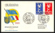 Delcampe - 004 FRANCE Lettre (cover Briefe) Fdc (premier Jour) Europe Europa 1956 - 1970 Lot De 32 Enveloppes Différentes  - Colecciones