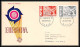 Delcampe - 004 FRANCE Lettre (cover Briefe) Fdc (premier Jour) Europe Europa 1956 - 1970 Lot De 32 Enveloppes Différentes  - Sammlungen