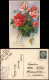 Glückwunsch Geburtstag Birthday, Rosen - Prägekarte 1937 Goldrand - Geburtstag