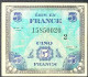 FRANCE * Billets Du Trésor * 5 Francs Drapeau * 1944 * Série 2 * Etat/Grade TTB/VF - 1944 Drapeau/France