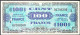 FRANCE * Billets Du Trésor * 100 Francs FRANCE * 1945 * Série X * Etat/Grade TTB/VF - 1944 Drapeau/Francia