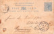 STRAITS SETTLEMENT - POSTCARD 1890 SINGAPORE - ELLERBEK/DE / 5143 - Straits Settlements