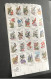 1960 USA Birds MNH 4 Sheets Face $40 In Half Fold Also Slight Creases On Few Stamps - Spechten En Klimvogels