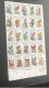 Delcampe - 1960 USA Birds MNH 4 Sheets Face $40 In Half Fold Also Slight Creases On Few Stamps - Picchio & Uccelli Scalatori