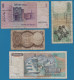 LOT BILLETS 4 BANKNOTES: ISRAEL - BELGIQUE - EGYPT - YUGOSLAVIA - Kilowaar - Bankbiljetten