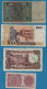 LOT BILLETS 4 BANKNOTES: DEUTSCHES REICH - ESPANA - BRASIL - INDONESIA - Kilowaar - Bankbiljetten