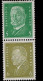 Deutsches Reich S 42 Hindenburg  MLH Falz * Mint (2) - Carnets & Se-tenant