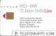 Germany - 75 Jahre DeTeLine - Kommunikatiosnetze - O 0391 - 04.1996, 6DM, 3.000ex, Mint - O-Series: Kundenserie Vom Sammlerservice Ausgeschlossen