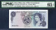 QEII Isle Of Man 1 Pound 1972 P29d PMG 65 GEM UNC - 1 Pond