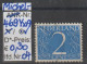 1946 - NIEDERLANDE - FM/DM "Ziffern-Zeichnung" 2 C Blau - O Gestempelt - S. Scan (469YxAo 01-26 Nl) - Gebruikt