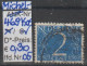 Delcampe - 1946 - NIEDERLANDE - FM/DM "Ziffern-Zeichnung" 2 C Blau - O Gestempelt - S. Scan (469YxAo 01-26 Nl) - Gebruikt