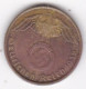 5 Reichspfennig 1938 D MUNICH. Bronze-aluminium.  - 5 Reichspfennig