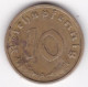 10 Reichspfennig 1937 A BERLIN. Bronze-aluminium - 10 Reichspfennig