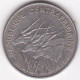 République Centrafricaine, 100 Francs 1972, En Nickel, KM# 6 - Zentralafrik. Republik