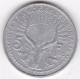 Côte Française Des Somalis Djibouti 5 Francs 1965 ,en Aluminium , KM# 10 – Lec 65 - Gibuti