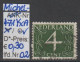 1946 - NIEDERLANDE - FM/DM "Ziffern-Zeichnung" 4 C Olivgrün - O Gestempelt - S. Scan (471YxAo 01-26 Nl) - Gebruikt