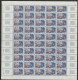 SERVICE N° 77 + 78 Cote 115 € Série De 2 Valeurs En Feuilles De 50 Ex. Neufs ** MNH Voir Suite - Full Sheets