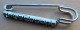 Broc-010 Broche épingle En Métal Gris Sertis De 10 Brillantsde 5cm De Longueur,poids=3,80g - Autres & Non Classés