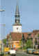 BURGDORF, CHURCH, ARCHITECTURE, CARS, GERMANY, POSTCARD - Burgdorf