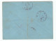 Tunisie Lettre Entier Postal Surchargé Cachet 1909 - Lettres & Documents