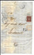 TOSCANA - GOVERNO PROVVISORIO , LETTERA DA LIVORNO PER LA FRANCIA  , 1861 . - Toskana