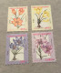 2000  Flowers MH Isfila 3641-3644 - Unused Stamps