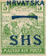 1918 SHS Yugoslavia Croatia - Hungary Harvester OVERPRINT LOT - MH 5 F /  6 F / 15 F - Nuovi