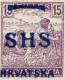 1918 SHS Yugoslavia Croatia - Hungary Harvester OVERPRINT LOT - MH 5 F /  6 F / 15 F - Ungebraucht