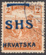 1918 SHS Yugoslavia Croatia - Hungary Harvester OVERPRINT LOT - Used 2 F / 5 F - Oblitérés