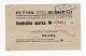 1930s YUGOSLAVIA,PUTNIK TOURIST OFFICE SPLIT,BELGRADE,CONTROL TRAIN TICKET,YUGOSLAV STATE RAILWAY - Other & Unclassified