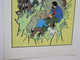 Delcampe - Sérigraphie Hergé Tintin - L'Affaire Tournesol (scène De La Fuite) - Ed. Limitée Escale Paris Casterman 1500 Ex.- 1987 - Serigraphien & Lithographien