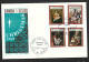 Samoa 1969 Christmas Miniature Sheet & Set Of 4 On 2 Oversized First Day CoversFDC Official Unaddressed - Samoa