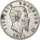 Italie, Vittorio Emanuele II, 5 Lire, 1871, Milan, Argent, TB, KM:8.3 - 1861-1878 : Victor Emmanuel II