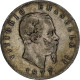 Italie, Vittorio Emanuele II, 5 Lire, 1877, Rome, Argent, TB, KM:8.4 - 1861-1878 : Victor Emmanuel II.