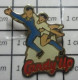 1417 Pin's Pins / Beau Et Rare / THEME SPORTS / PATINAGE ARTISTIQUE YAOURT CANDY'UP JEUX OLYMPIQUES - Kunstschaatsen