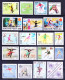 Figure Skating, Winter Sports Olympics, 50 Different MNH Stamps, Rare Collection - Patinage Artistique