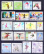 Figure Skating, Winter Sports Olympics, 50 Different MNH Stamps, Rare Collection - Pattinaggio Artistico