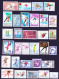 Figure Skating, Winter Sports Olympics, 50 Different MNH Stamps, Rare Collection - Figure Skating