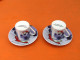 Delcampe - 6 Tasses / Soucoupes à Café  Décor De Roses Porcelaine Fine - Altri & Non Classificati
