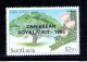 1985 ST. Lucia - Visita Elisabetta II Nei Caraibi - Serie Di 8 Valori - Yvert Tellier N . 783-90 - Il 790 Ha Una Bella V - Autres & Non Classés