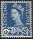 GREAT BRITAIN Wales 1967 QEII 1/6 Grey-Blue SGW6 MH - Pays De Galles