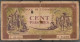 French Indochina Indochine Laos Vietnam Cambodia 100 Piastres Fine Banknote Note 1942-45 - Pick # 67 / 02 Photos - Indochine