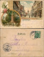 Ansichtskarte Litho AK Borna Reichsstraße, Denkmal - Gruss Aus 1899 - Borna