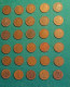 GRAN BRETAGNA 30 Monete Originali Differenti Per Data - 1 Penny & 1 New Penny
