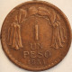 Chile - Peso 1954, KM# 179 (#3424) - Cile