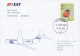 Great Britain SAS First DC-9 Flight ABERDEEN-BERGEN 1986 Cover Brief Lettre Ladybird Marienkäfer Coccinelle - Covers & Documents